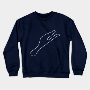 Riverside International Raceway [outline] Crewneck Sweatshirt